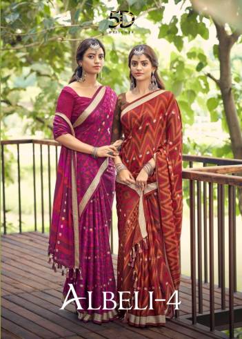 Albeli Vol 4 By 5D Designer Soft Silk Saree Collection